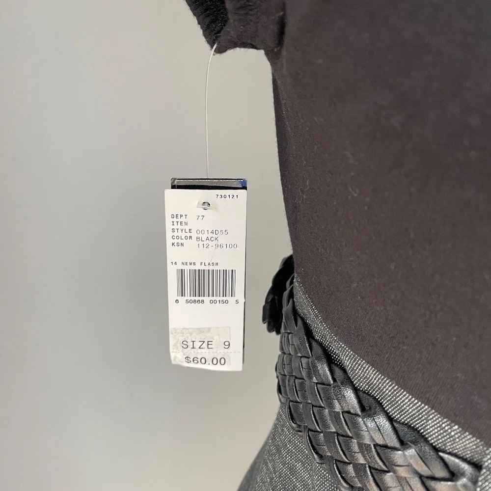 NWT Amywear Black two tone Dress - Picture 3 of 3